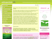 Tablet Screenshot of onkopacient.sk